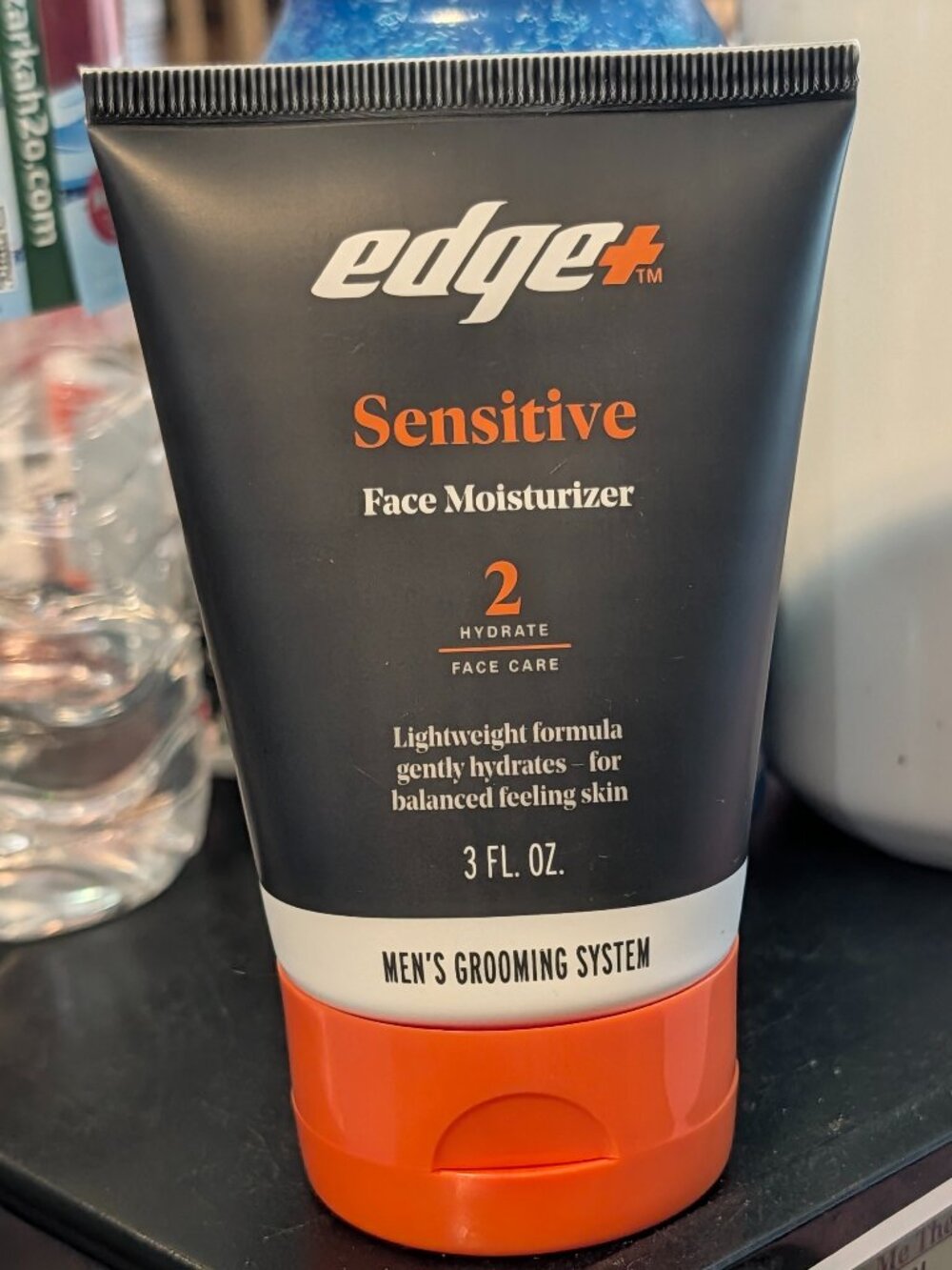 Edge+ Sensitive Men's Face Moisturizer 1 Tube2, 3 oz. New.